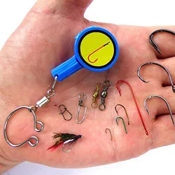 Herramientas para atar nudos de pesca, aparejos, accesorios de pesca multifunción, removedor de anzuelos adecuado para cubierta, gancho en caña de pescar