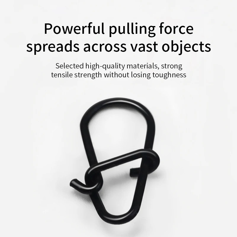 10/50 Uds Crankbait broches de acero inoxidable Duo Lock señuelo broches cambio rápido Clips de pesca Clips de velocidad rápida conector de gancho a presión - imagen 4