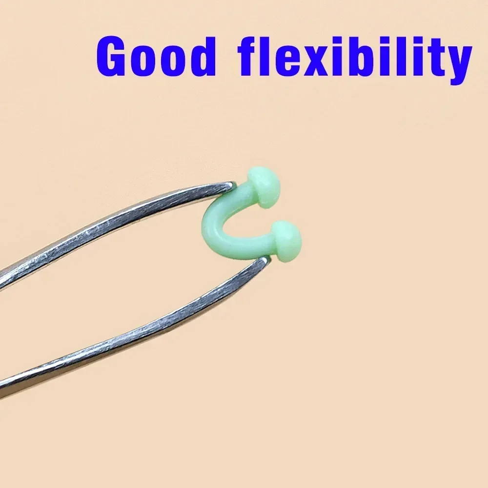 300 unids/pack asiento de piel de plomo asiento autoblocante espacio frijol núcleo suave corriente pesca espacio frijol accesorios de equipo de pesca competitivos - imagen 4