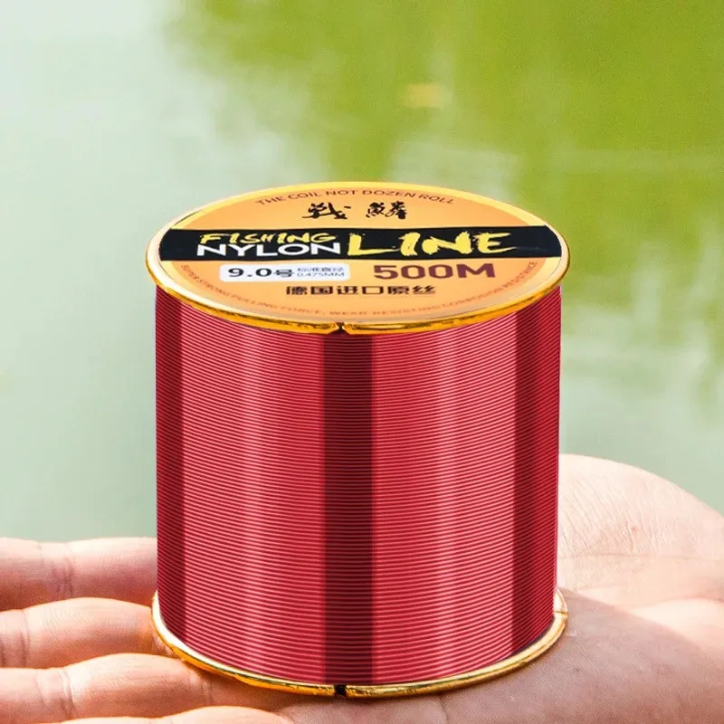 Línea De Pesca De nailon superfuerte, 500m, Tippet, resistente al desgaste, telescópica - imagen 5