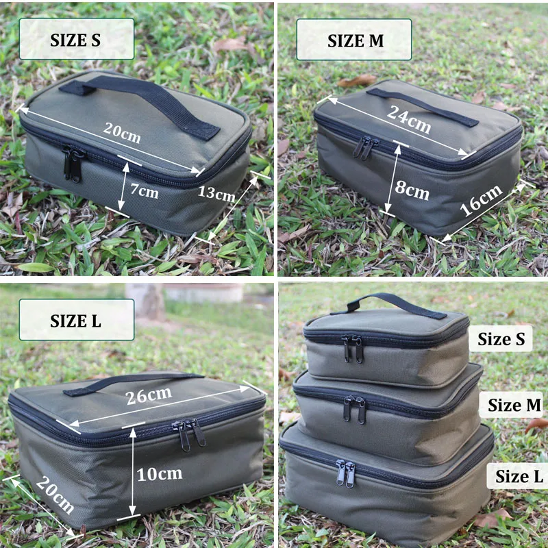 Accesorios de pesca de carpa, bolsa de almacenamiento para sujetar carpa, cargador de plomo PVA, malla de cambio rápido, cola giratoria, mangas antienredos de goma, aparejos - imagen 3