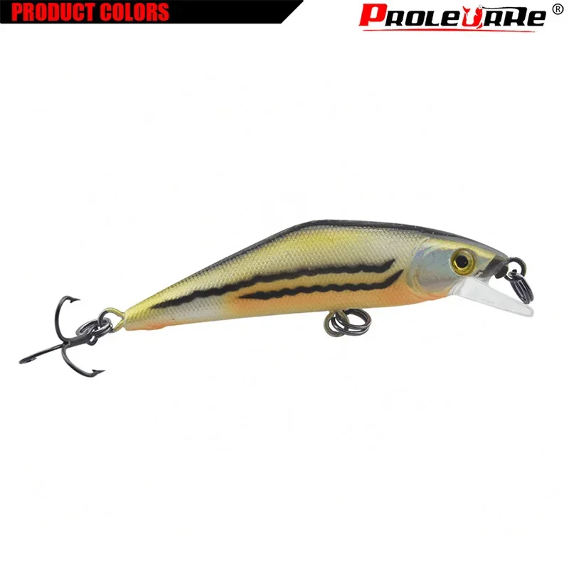 1Pc 55mm 4,6g hundimiento Minnow señuelo de Pesca cebo duro Leurre Souple Iscas artificiales Pesca Wobblers Swimbait Peche - imagen 5