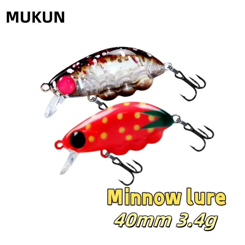 Mukun Micro Minnow – Wobbler hundimiento para lubina y trucha