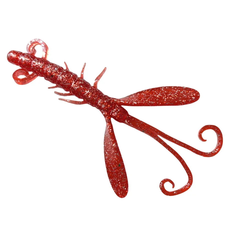 Señuelos de Pesca de 11cm/6,3g, cebos blandos, criaturas, cebos artificiales, cebo de lubina, perca, 6 piezas - imagen 3