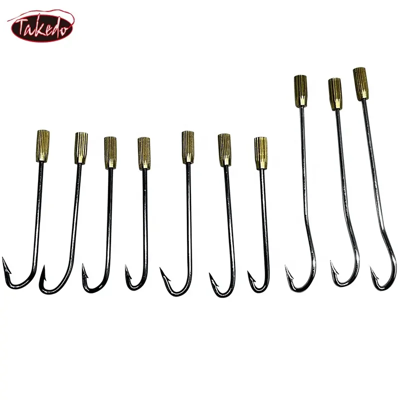 TAKED AHZ02 grupo de anzuelos de Anguila superior para Pesca en agua dulce vástago largo 304 anzuelo de Pesca de acero inoxidable para Anguila, pantano, Tilapia, Pesca - imagen 5