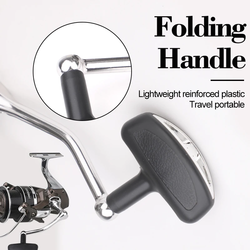 Carrete giratorio ROLLFISH para agua salada: relación 4,1: 1, arrastre de 8 kg, carrete de metal/mango plegable para fundición larga y viajes" - imagen 4