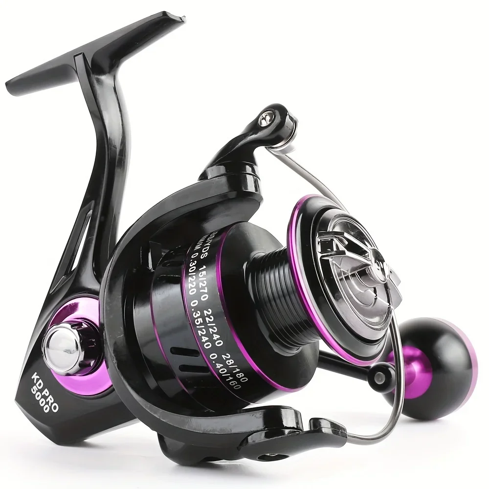 Carrete de pesca serie 1000-6000, arrastre máximo de 10kg, 5,0: 1/4.7: 1, carrete de Metal giratorio, carrete de agua salada, carrete de pesca basculante CNC - imagen 2