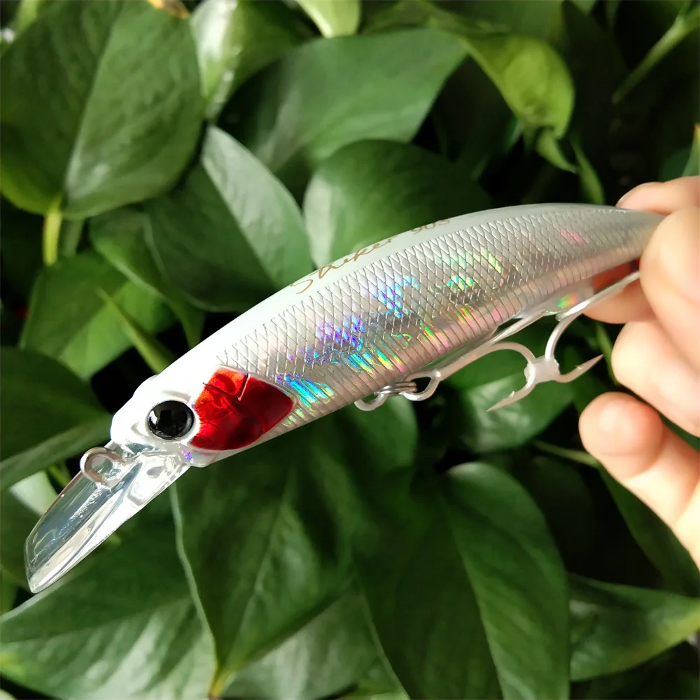 Tsurinoya-cebos artificiales de pececillo que se hunden, cebos de pesca de fundición larga, productos Jerkbait, agua dulce y salada, 8 unidades, 90mm, 37g - imagen 2