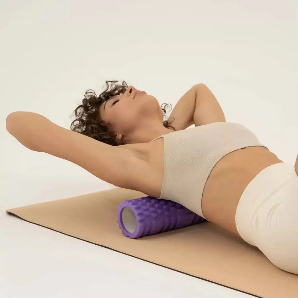 Rollo trasero de espuma EVA para Fitness, punto de disparo de alta densidad, rodillo de espuma para Yoga, columna de Yoga profesional estable, equipo de Fitness - imagen 2