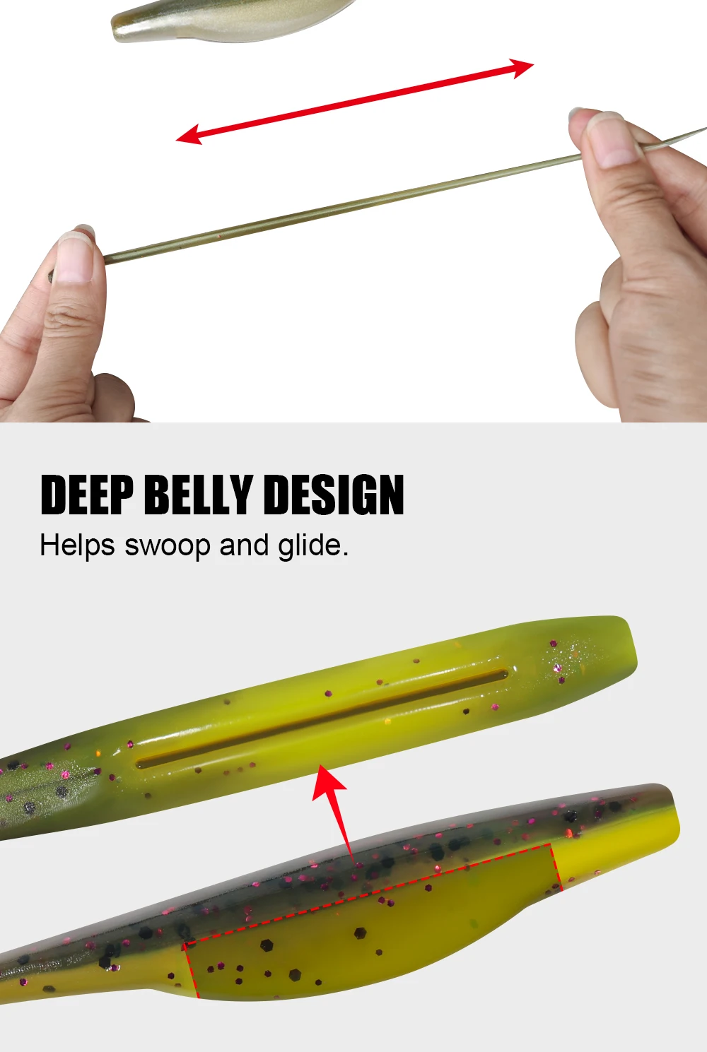 Set de colores disponibles del Spinpoler Soft Jerkbait