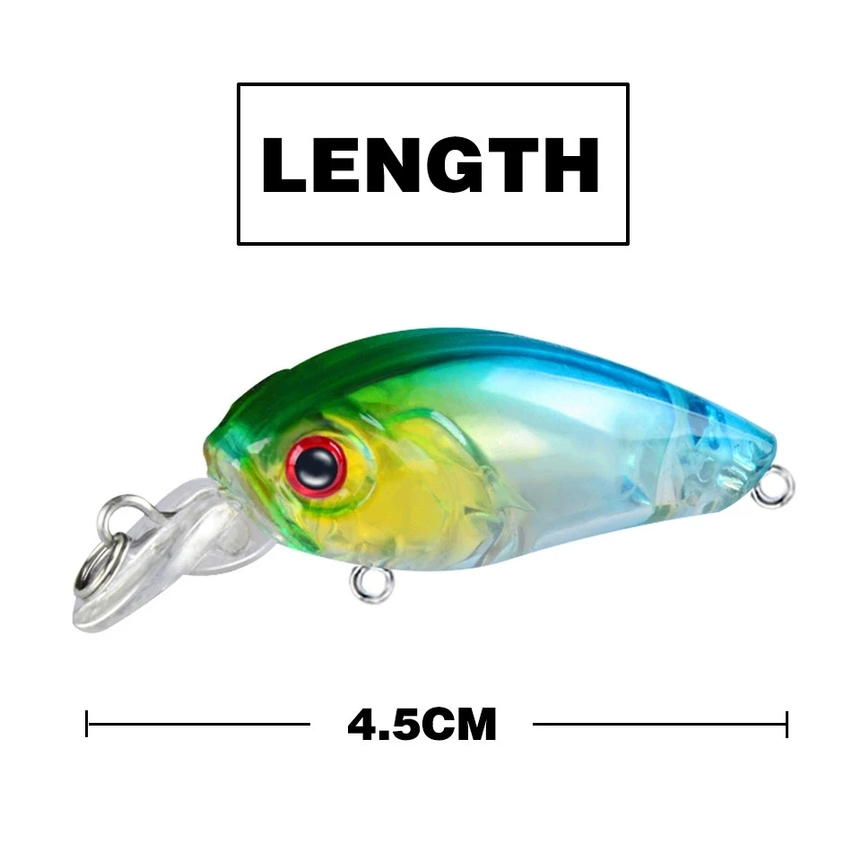 Crankbait flotante 4.5cm – Señuelo para trucha, perca y lucio - imagen 2