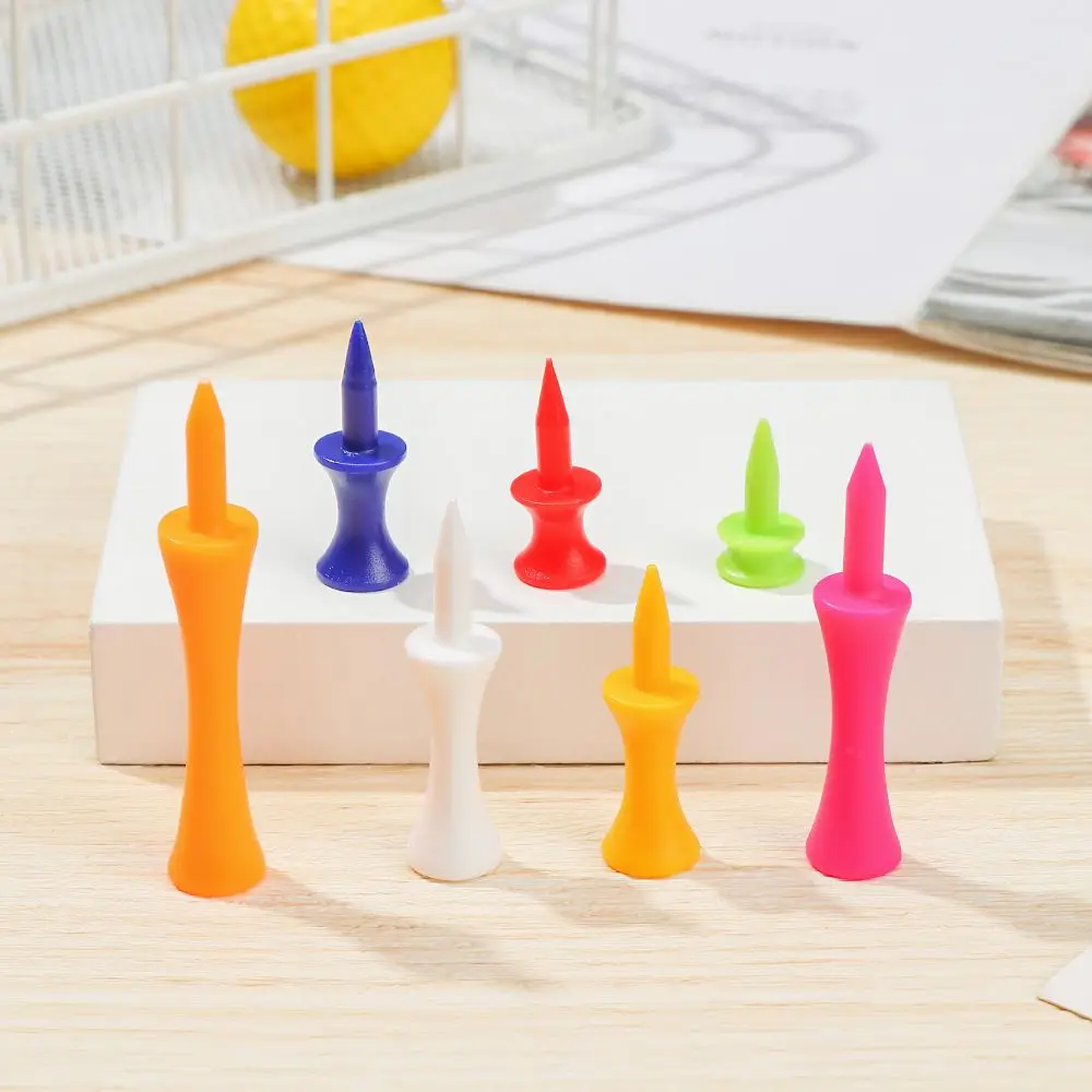 Estera de Golf de 31mm, 57mm, accesorios de práctica de entrenamiento duraderos, camisetas de Golf coloridas, soporte de camisetas de pelota de golfista de goma duradera - imagen 3