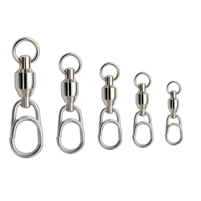 Giratorios pesca rodamiento bolas – Anillos partidos acero inoxidable