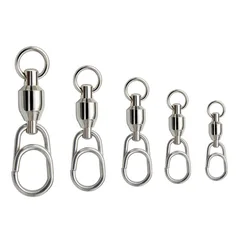 Giratorios pesca rodamiento bolas – Anillos partidos acero inoxidable
