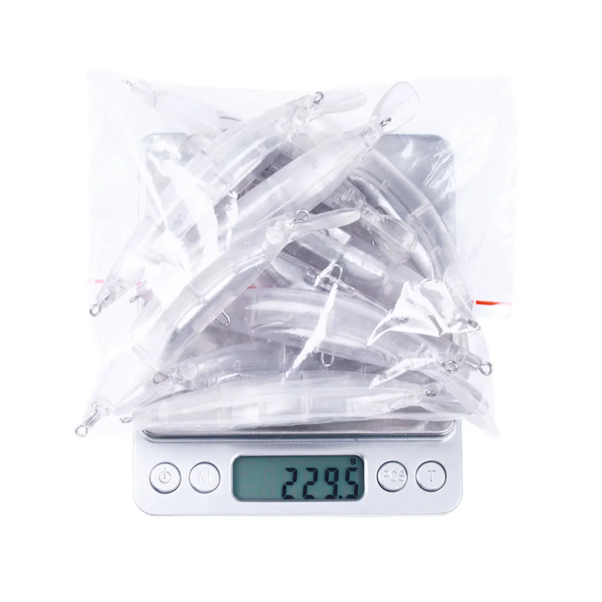 Señuelo de pesca de pececillos en blanco sumergido, cebo duro de plástico Artificial, aparejos de pesca sin pintar, Jerkbait wobbler, 10,5 cm - imagen 5