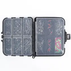 Accesorios de repuesto, broches giratorios de pesca, pines en caja, conector giratorio, conectores giratorios triples, caja de almacenamiento, giratorios de rodamiento de bolas