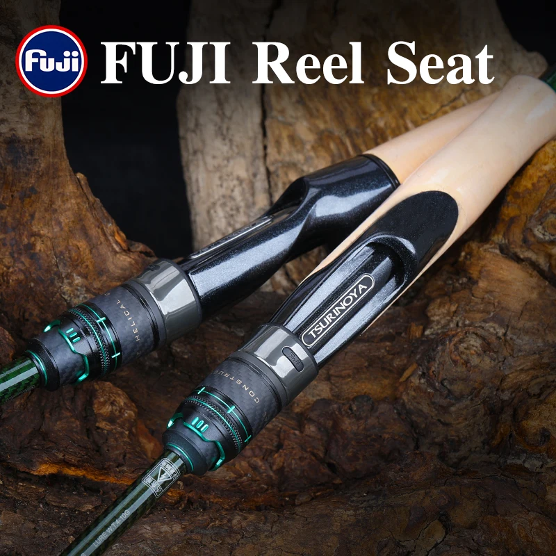 TSURINOYA XF Action L ML M MH SAGACITY Race-caña de pescar para lubina, anillos guía FUJI de 1,96 m, 2,03 m, 2,06 m, 2 secciones de carbono de fundición giratoria - imagen 4