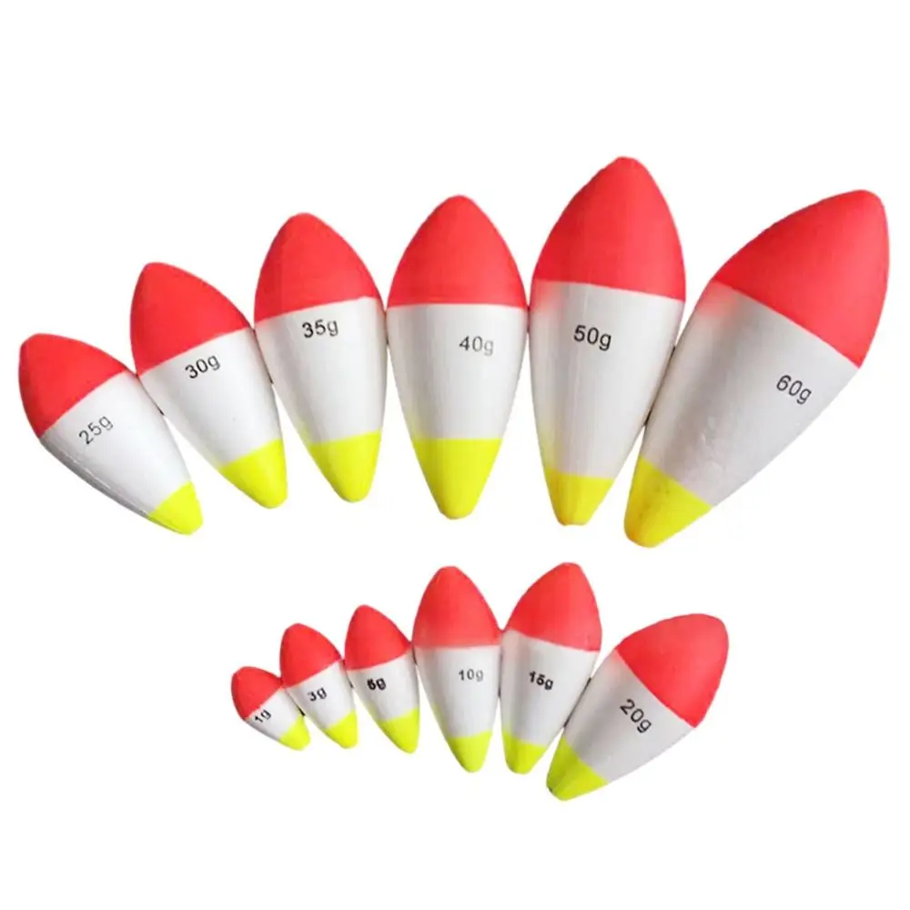 Boya flotante de pesca en roca, 10 piezas, 1g-60g, palo luminoso insertado, accesorios de aparejos de pesca - imagen 2
