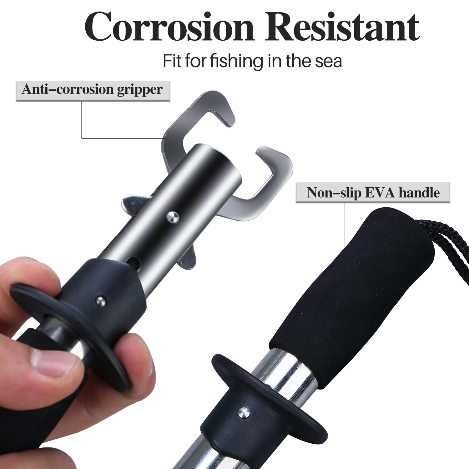Pinzas Sougayilang con removedor de anzuelos – Acero inoxidable - imagen 4