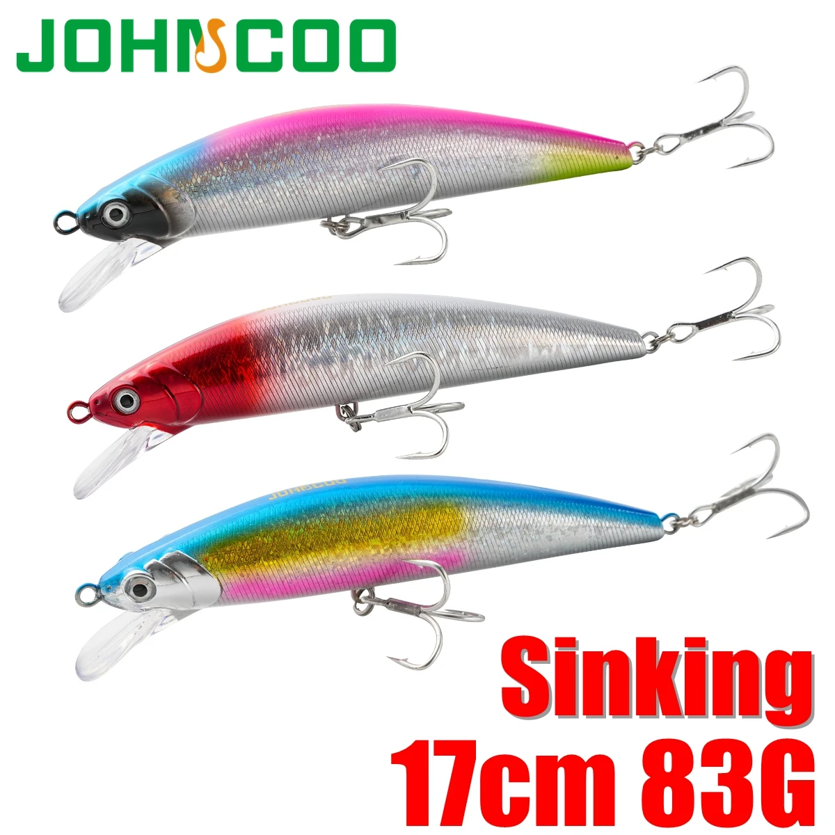 Señuelo Hundimiento Rápido Swimbait para Lubina – Wobbler Minnow Duro