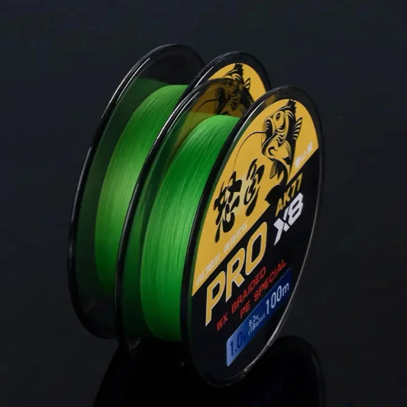 ANGRYFISH 2025 nuevo AK77 X8 Pro PE línea 8 hebras 100/150M arrastre máximo 13,6 kg línea de pesca multifilamento profesional para agua dulce - imagen 4
