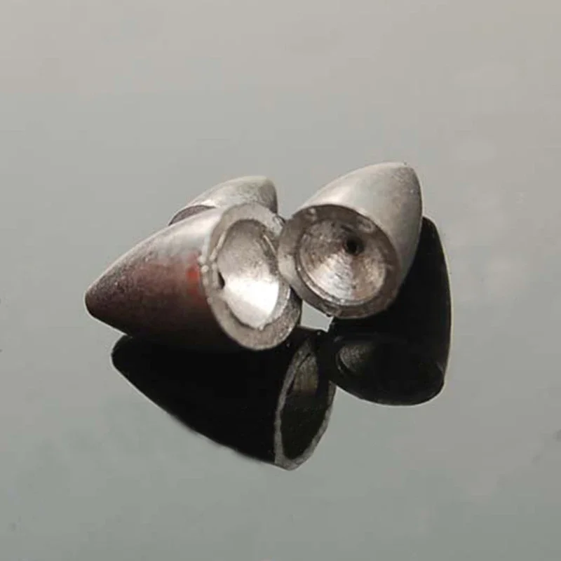 5 unids/lote señuelo rápido en forma de oliva plomo 3g/7g/9g pesas de cobre de hundimiento rápido para accesorios de pesca en el mar aparejos - imagen 5