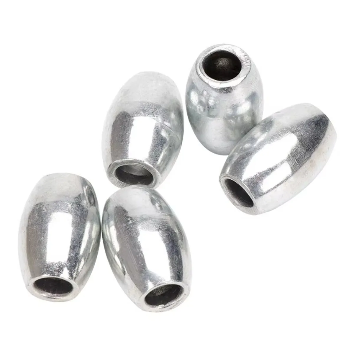 Plomo De hierro galvanizado para red fundida, accesorios De red para arrastre De Pesca, herramienta De red para pescado, equipo De enmalle, Rede De Pesca