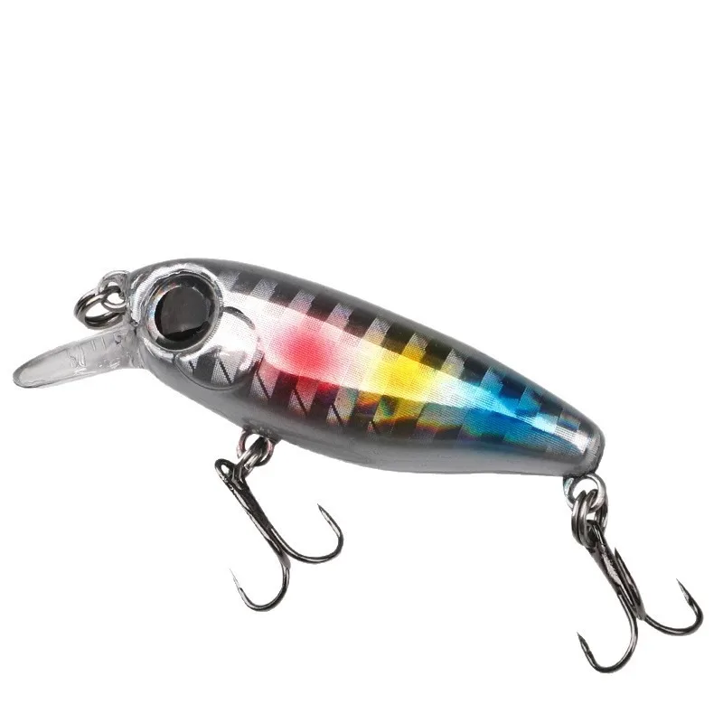 Señuelo de pesca Minnow 4,3 cm 3g Wobbler hundimiento plástico duro cebo Artificial Crankbaits Isca señuelo para lubina aparejos de pesca - imagen 5