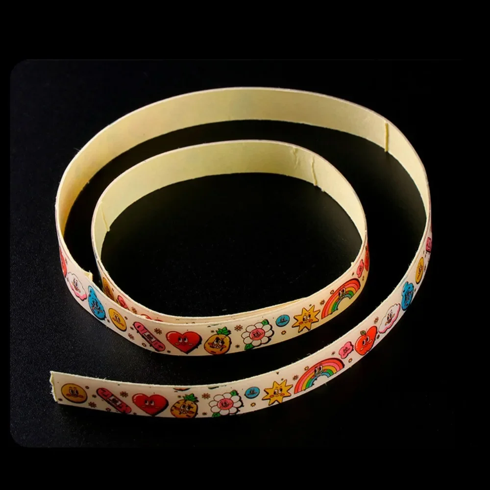 Cinta de borde de raqueta de tenis de mesa Multicolor, cinta lateral protectora dura anticolisión para bate de Ping Pong, autoadhesiva gruesa - imagen 2