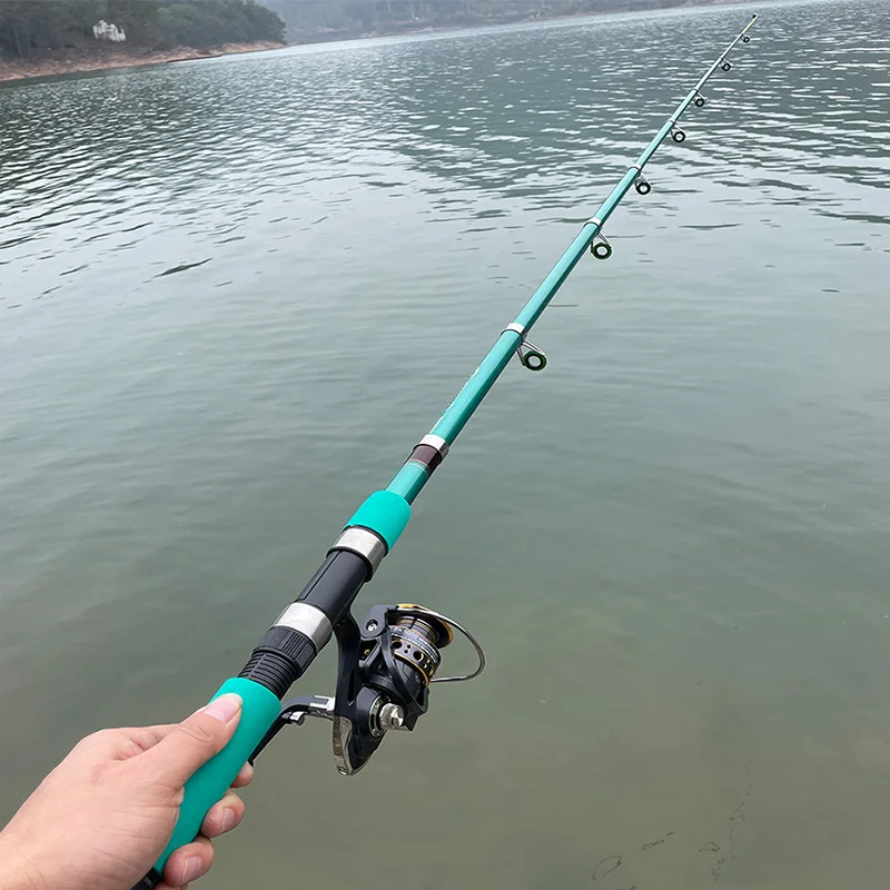 Caña de pescar telescópica de mar de 1,8-3,6 m y relación de engranaje 5,2: 1, carrete de Baitcasting Combo, accesorios de pesca de viaje portátiles, arrastre máximo de 8KG - imagen 4