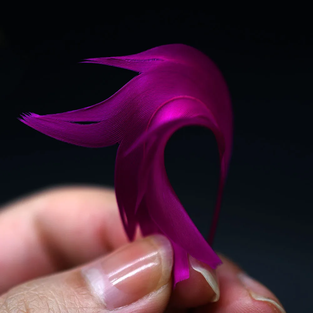 MNFT 25 uds plumas de pluma de ganso para atar moscas alas de moscas húmedas/secas/fabricación de cola materiales accesorios de señuelo de pesca - imagen 4