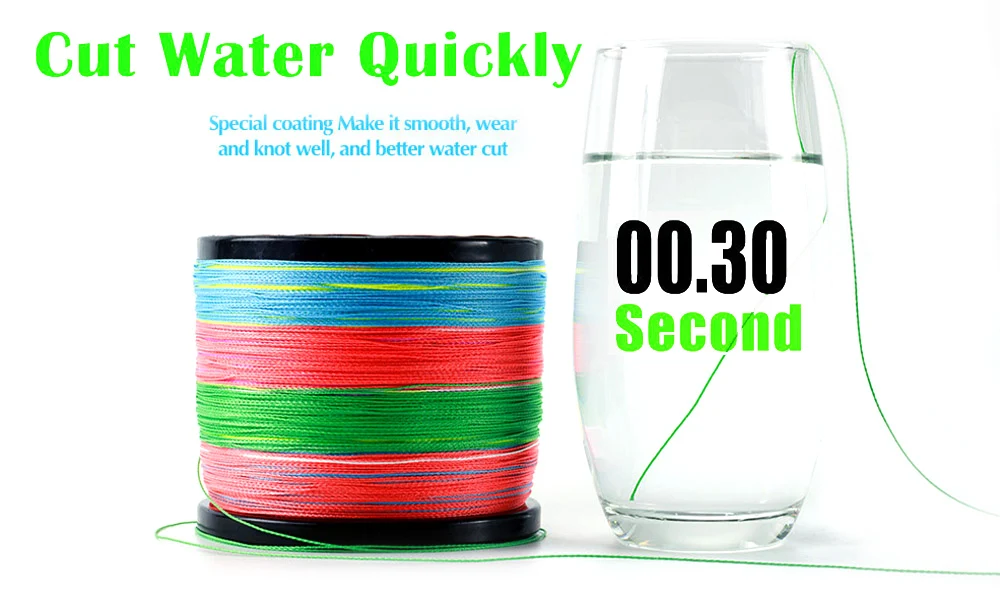 Corte rápidamente el agua con recubrimiento suave para un mejor rendimiento