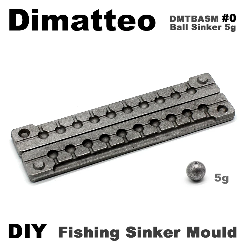 Dimatteo DIY Molde Plomo Bolas – Fabrica tus Plomadas
