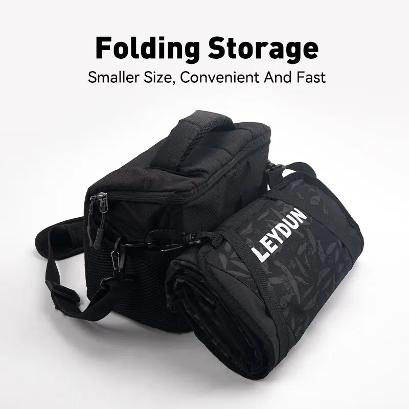 LEYDUN-alfombrilla de medida para peces de 125cm, herramientas de pesca, viene con Regla de medición y Base acolchada para arrodillarse, herramienta de aparejos de pesca - imagen 5