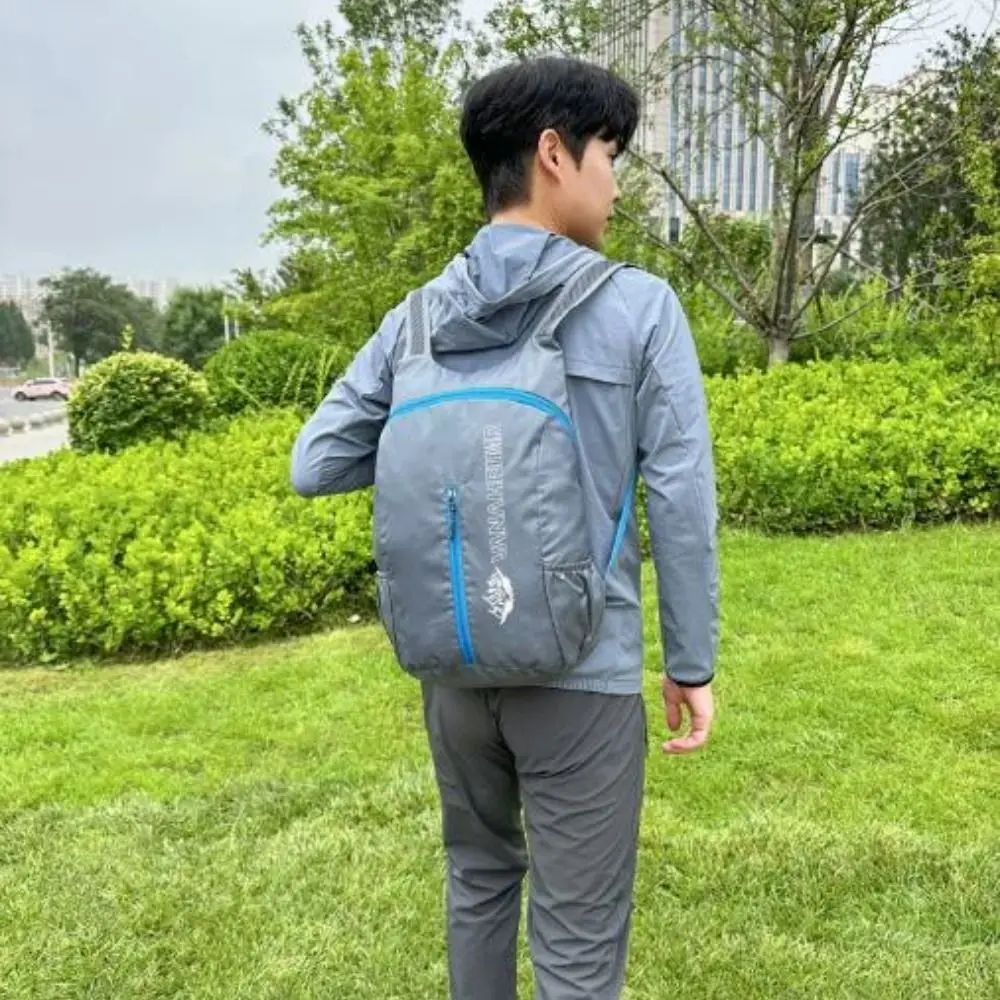 Mochila plegable para montañismo de gran capacidad de 20L, mochila de viaje deportiva plegable y ligera, impermeable, ultraligera - imagen 2