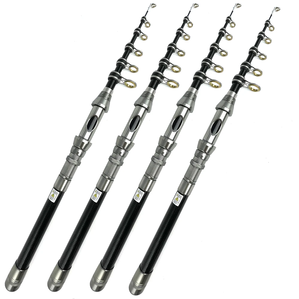 Ghotda-caña de pescar giratoria Combo1.5-2,4 M, caña telescópica 5,2: 1, carrete de arrastre máximo de 6kg de alta velocidad, Juego de pesca portátil de viaje con línea - imagen 3