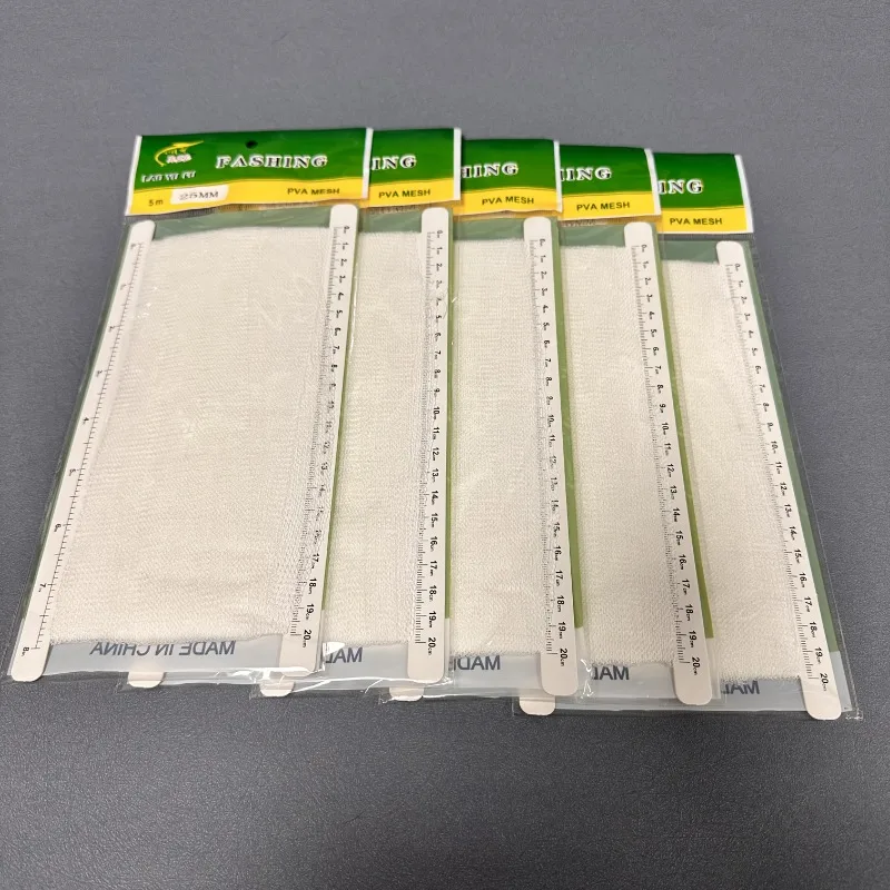 Bolsa soluble en agua de encaje PVA, 25mm x 5cm, ojos densos, solución instantánea, grupo de pesca de carpa, cebo, jaula, accesorios de aparejos de pesca, 1 ud. - imagen 2