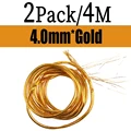 2m 4mm gold
