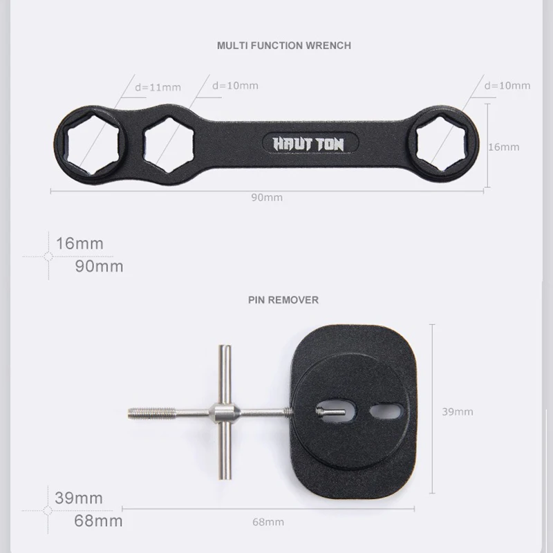 Removedor de pasador de rodamiento de carrete de pesca multifuncional, llave de mantenimiento, destornillador, pinzas, herramienta, rueda de gota de agua modificada, 4/5/6 piezas - imagen 3