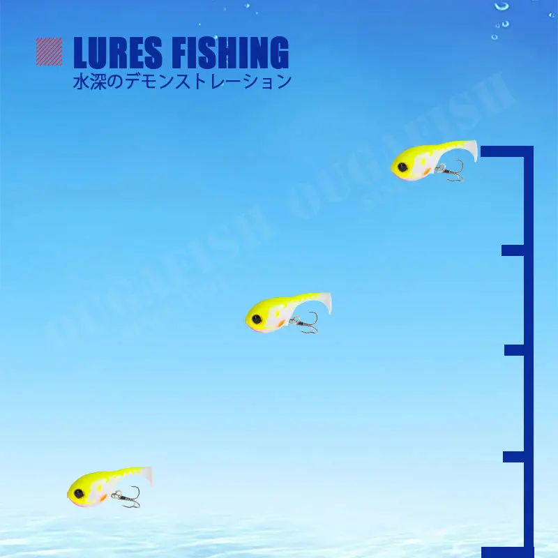 Balloonfish-cebos blandos De silicona para Pesca, señuelo De Pesca Artificial De 9,5g, 60mm, con gancho De calidad - imagen 5