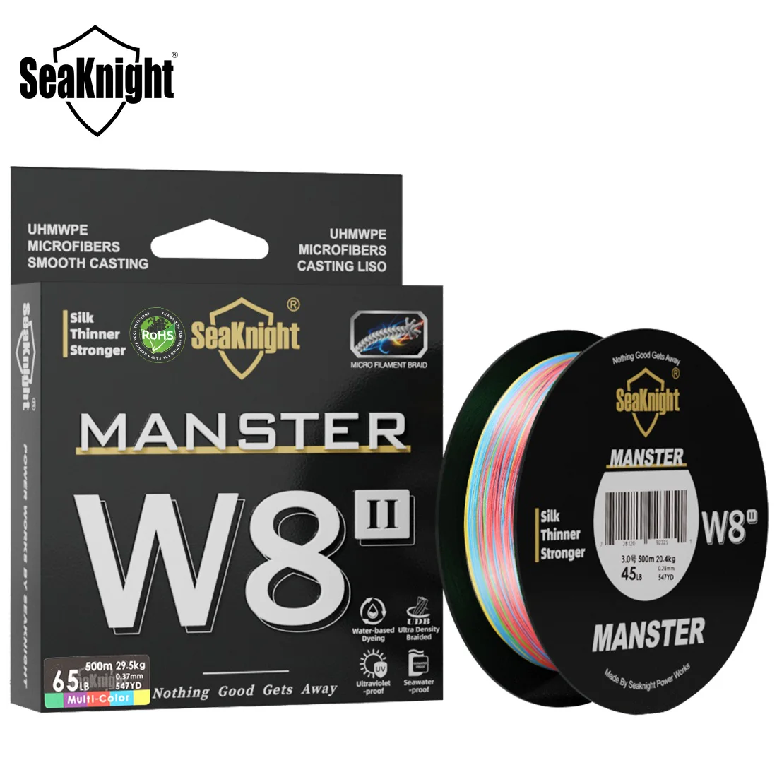 SeaKnight W8 II Series hilo trenzado 8 hebras anti-UV para agua salada - imagen 2