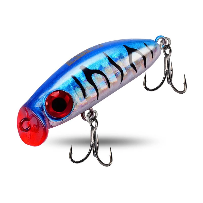 1 Uds 4,1 cm/2,8g Mini láser duro Minnow hundimiento cebo Wobbler Jerkbait manivela Señuelos de Pesca gancho lubina Pesca aparejos de agua dulce y salada - imagen 4