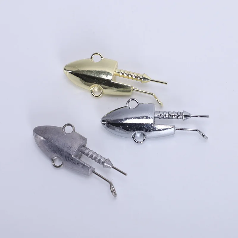 Nuevo cebo de lubina, cebo biomimético con cabeza de plomo, pesca en barco, cebo con cabeza de plomo, cebo para perca - imagen 3