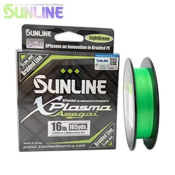 Sunline Xpasma Asegai Trenzado PE 8 hebras verde claro