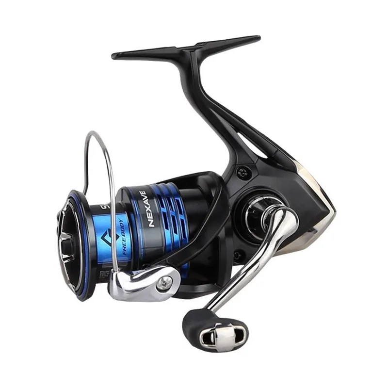 SHIMANO-carrete de pesca giratorio NEXAVE 3 + 1BB Max Drag, 11kg, 1000, 2000, 2500, 3000, 4000, 5000, agua dulce de mar - imagen 5