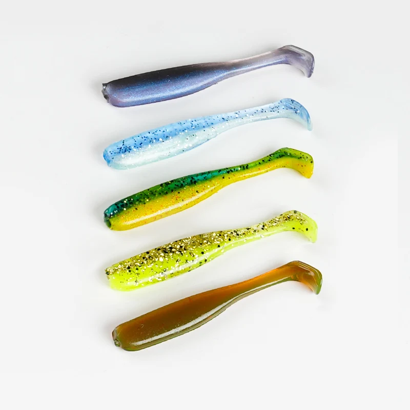 ZMAN SLIM SWIMZ 2,5 pulgadas 3 pulgadas flotante Tail Ned grupo de pesca fina cebo al revés cebo señuelo - imagen 3