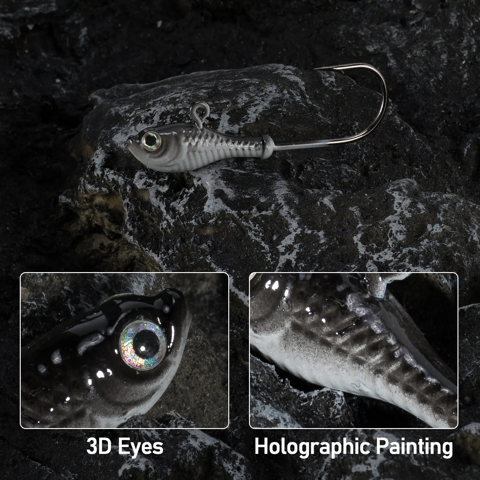 Experimente la emoción de la pesca con nuestros innovadores ojos holográficos Lure