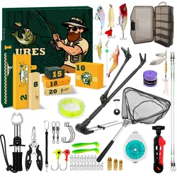 Calendario de Adviento de pesca JSFUN – Set de aparejos