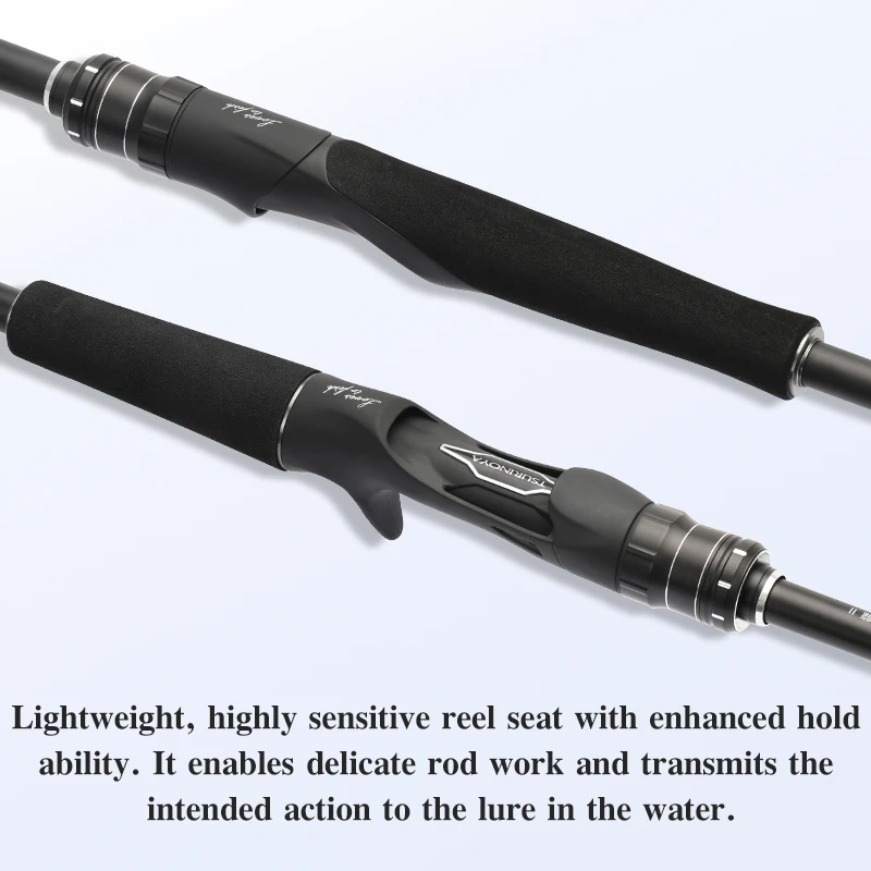 Caña de pescar TSURINOYA de fundición larga PTEROSAURIA 1,98 m - 2,44 m M ML guía FUJI acción rápida versátil caña de carbono para lubina giratoria - imagen 5