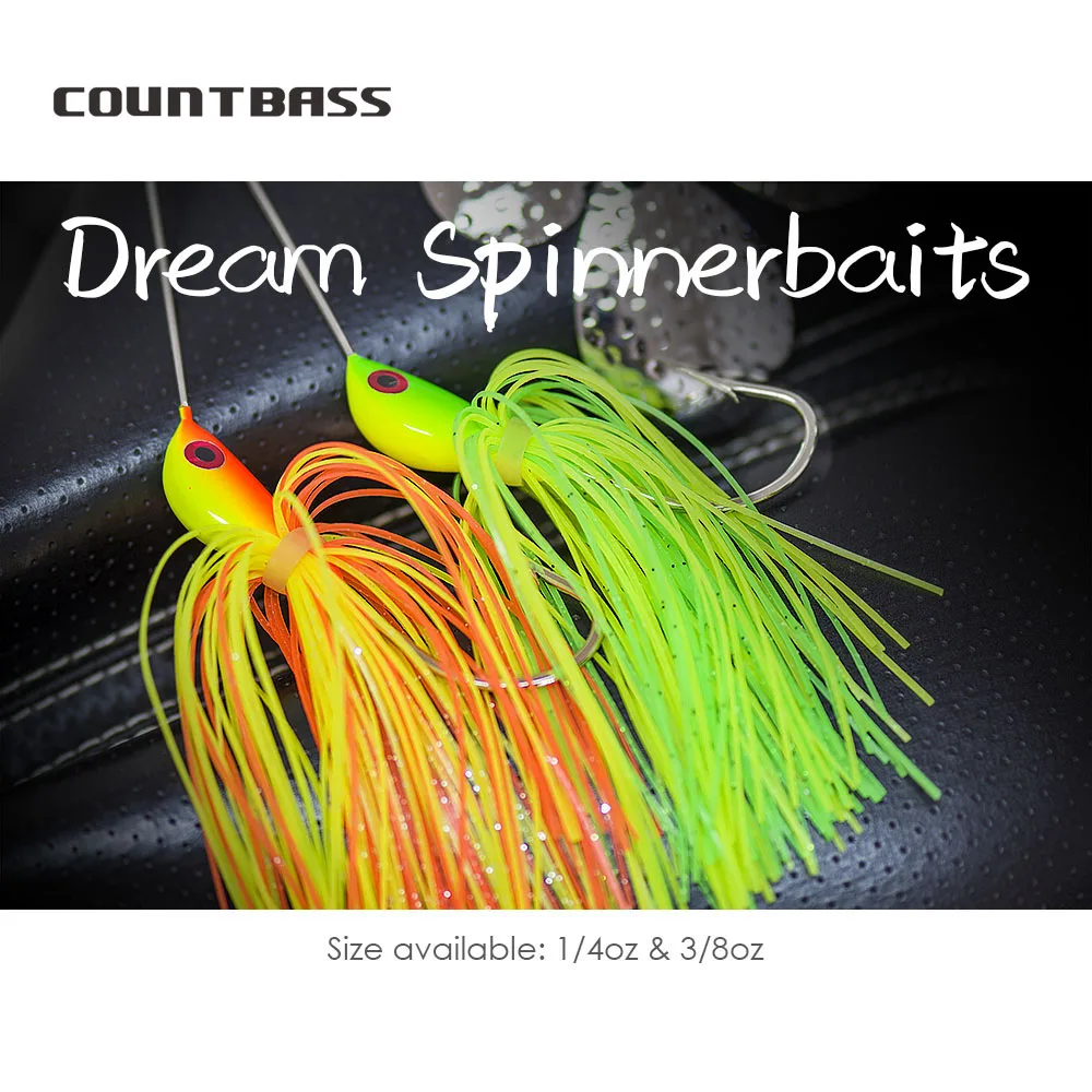 COUNTBASS-cebos de pesca con gancho VMC 9255, cebos de alambre con faldas de silicona, 1/4oz, 3/8oz - imagen 2